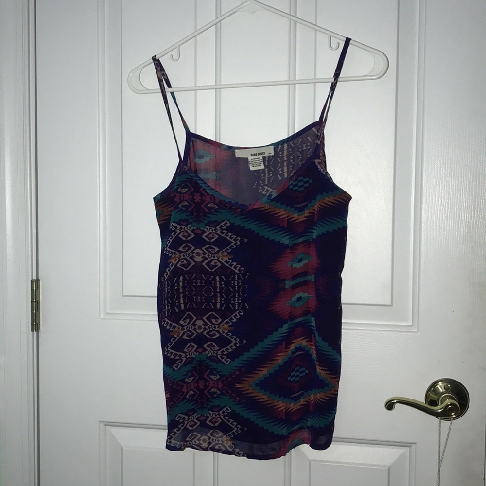 Multicolored/patterned tank top